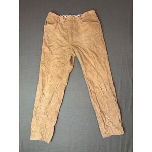 ETRO Milano Men Brown Slim Fit Dress Pants Size 30 Made in Italy Wool Trousers